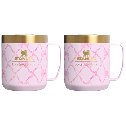 Stanley 1913 x LoveShackFancy Holiday Everyday Camp Mug Set | 12 OZ